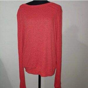 NWOT Wildfox waffle knit top, red, size small